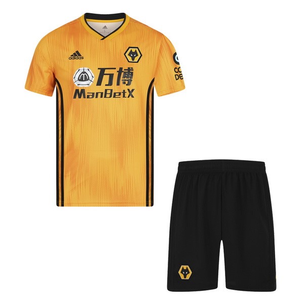 Camiseta Wolves Primera equipación Niño 2019-2020 Amarillo